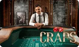 Ζωντανό craps στο ζωντανό καζίνο του EclipSpins